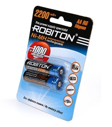 Аккумулятор ROBITON 2200MHAA-2 BL2 (2/50/200)