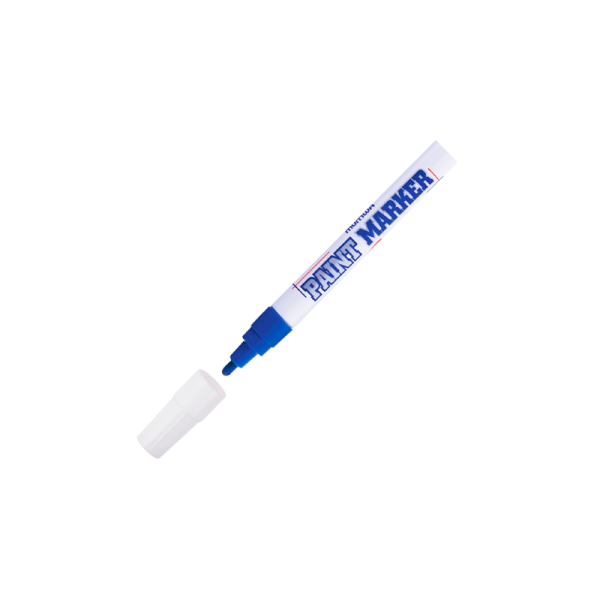 Маркер промышленный MunHwa PAINT MARKER PM-02 4.0мм нитрокраска BL1 синий (1/36)