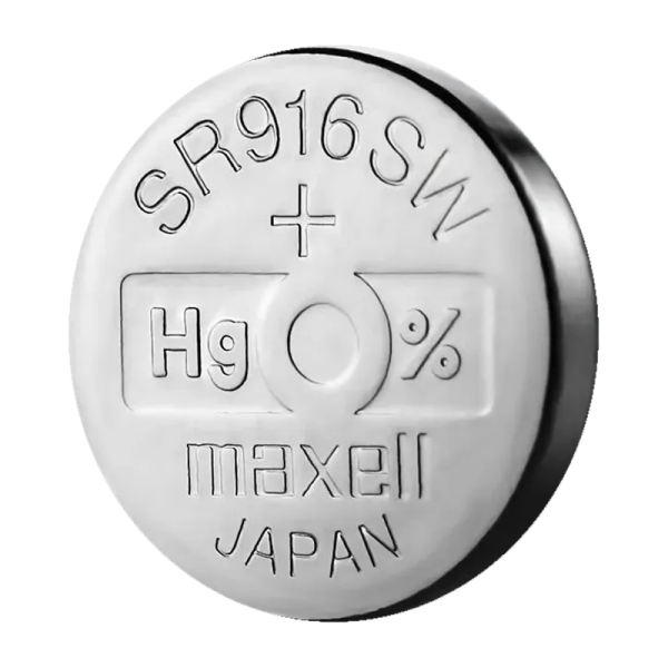 Батарейка Maxell 373 (SR916SW) BL1 Silver Oxide 1.55V 0%Hg (1/10/100)