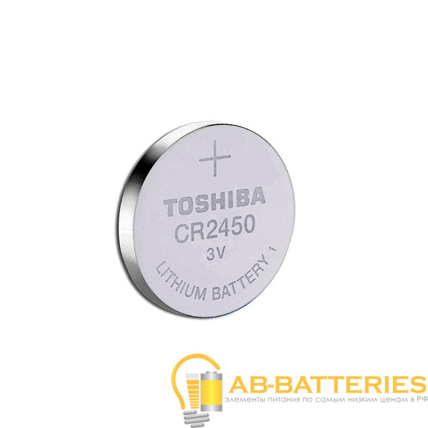 Батарейка Toshiba CR2450 BL5 Lithium 3V (5/100/8000)