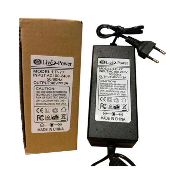 Блок питания Live Power LP77 3.0A 48V 5,5x2,5/12мм (1/50)