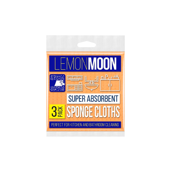 Салфетка Lemon Moon целлюлозная 150х150 590 г/м2 3шт./уп (цена за упаковку) (1/36)