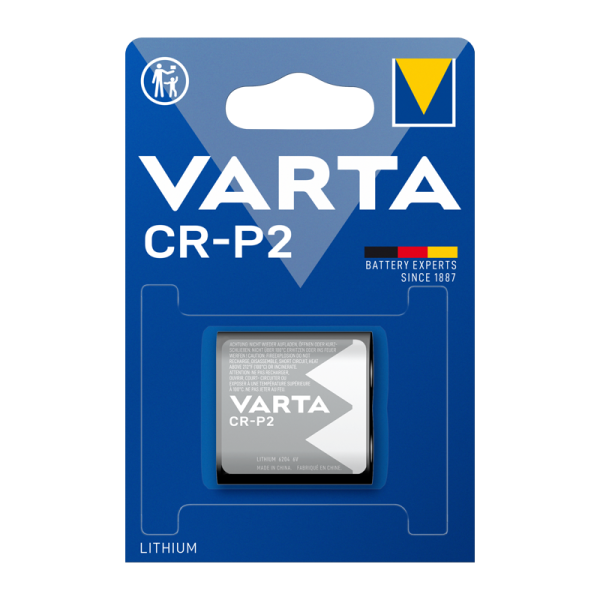 Батарейка Varta CR-P2 BL1 Lithium 6V (6204) (1/10/100)