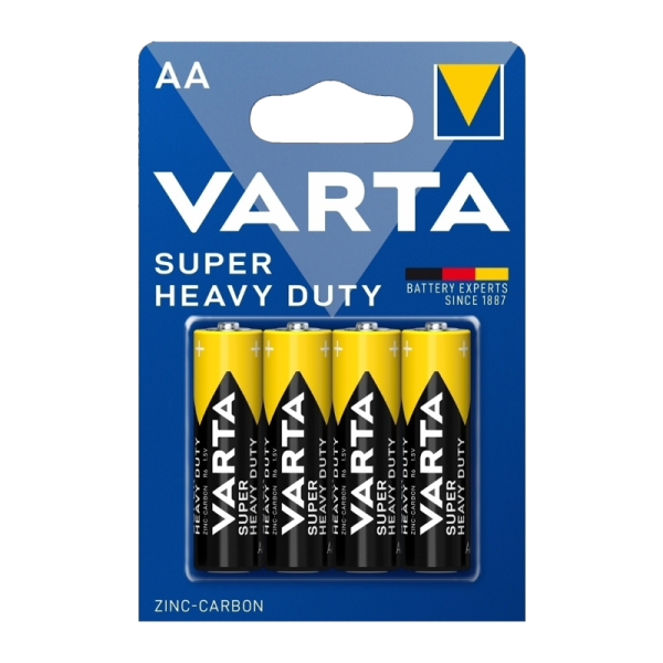 Батарейка Varta SUPERLIFE R6 AA BL4 Heavy Duty 1.5V (2006) (4/48/240)