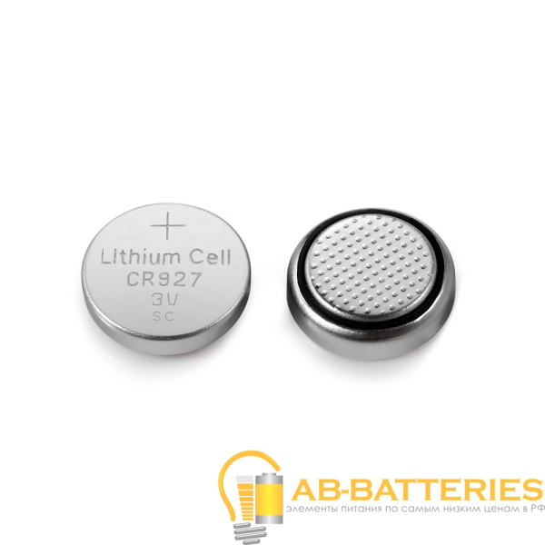 Батарейка ET CR927 BL1 Lithium, 3V, 30mAh (1/20/2800)