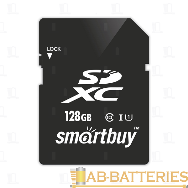 Карта памяти SD Smartbuy 128GB Class10 UHS-I (U1) 45 МБ/сек
