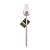 Фонарь садовый Старт 1LED САД Сканди от солнечной батареи IP44 датчик освещения белый