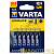 Батарейка Varta LONGLIFE LR03 AAA BL4+2 Alkaline 1.5V (4103) (6/60/300)