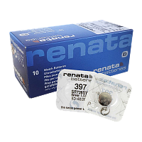 Батарейка Renata 397 (SR726SW) Silver Oxide 1.55V (1/10/100)