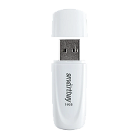 Флеш-накопитель Smartbuy Scout 16GB USB2.0 пластик белый