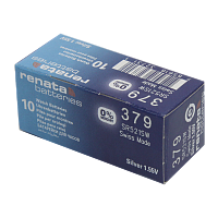 Батарейка Renata 379 (SR521SW) Silver Oxide 1.55V (1/10/100)