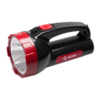 Фонарь туристический Космос 9105 5W 1LED от аккумулятора черный красный (1/10)