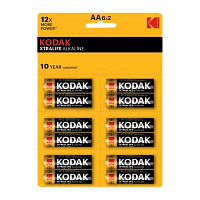 Батарейка Kodak XTRALIFE LR6 AA BL12 (2*6) Alkaline 1.5V (12/144/576/18432)