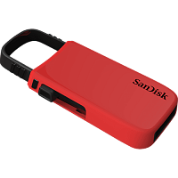 Флеш-накопитель SanDisk Cruzer U CZ59 16GB USB2.0 пластик красный