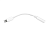 Переходник AUX Без бренда JH-001 Jack 3.5mm (f)-Lightning (m) пластик белый
