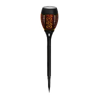 Фонарь садовый Старт Маори Пламя 2.3W 36LED от солнечной батареи IP44 датчик движения черный (1/12)