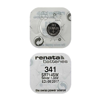 Батарейка Renata 341 (SR714SW) Silver Oxide 1.55V (1/10/100)