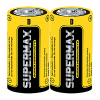 Батарейка Supermax Super R20 D Shrink 2 Heavy Duty 1.5V (2/24/192)