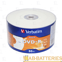 Диск DVD-R Verbatim 4.7GB 16x bulk (10/300)