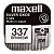 Батарейка Maxell 337 (SR416SW) BL1 Silver Oxide 1.55V 0%Hg (1/10/100)