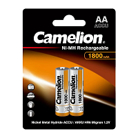 Аккумулятор бытовой Camelion HR6 AA BL2 NI-MH 1800mAh (2/24/384)