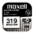 Батарейка Maxell 319 (SR527SW) BL1 Silver Oxide 1.55V 0%Hg (1/10/100)