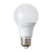 Лампа светодиодная Sweko A60 E27 15W 3000К 230V груша (1/5/100)