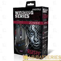 Мышь проводная Smartbuy 721G RUSH Zombie игровая USB черный (1/40)