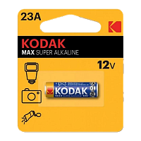 Батарейка Kodak MAX LR23/V23GA/A23/MN21 BL1 Alkaline 12V (1/60/240/21600)