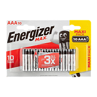 Батарейка Energizer MAX LR03 AAA BL10 Alkaline 1.5V (10/120)