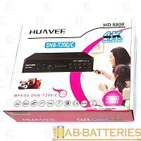 Приставка для цифрового ТВ Huavee HD8800 DVB-T/T2 металл черный (1/60)