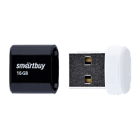 Флеш-накопитель Smartbuy Lara 16GB USB2.0 пластик черный