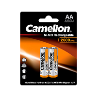 Аккумулятор бытовой Camelion HR6 AA BL2 NI-MH 2600mAh (2/24/384)