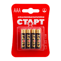 Батарейка Старт LR03 AAA BL4 Alkaline 1.5V (4/40/720)