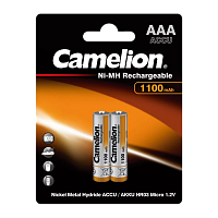 Аккумулятор бытовой Camelion HR03 AAA BL2 NI-MH 1100mAh (2/24/480/17280)