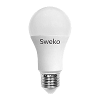 Лампа светодиодная Sweko A60 E27 20W 6500К 230V груша (1/5/100)