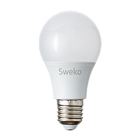 Лампа светодиодная Sweko A60 E27 13W 3000К 230V груша (1/5/100)