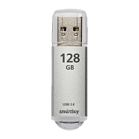Флеш-накопитель Smartbuy V-Cut 128GB USB3.1 пластик серебряный