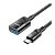 Переходник HOCO U107 USB (m)-Type-C (f) 0.1м нейлон черный (1/37/370)