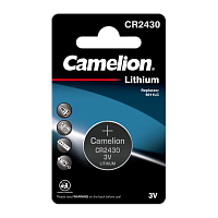 Батарейка Camelion CR2430 BL1 Lithium 3V (1/10/1800)