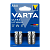 Батарейка Varta ULTRA FR03 AAA BL4 Lithium 1.5V (6103) (4/40/200)