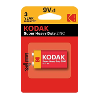 Батарейка Kodak Extra Крона 6F22 BL1 Heavy Duty 9V (1/10/50/10200)
