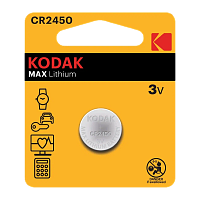 Батарейка Kodak MAX CR2450 BL1 Lithium 3V (1/60/240)