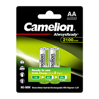 Аккумулятор предзаряженный RTU Camelion HR6 AA BL2 NI-MH Always Ready 2100mAh (2/24/384)