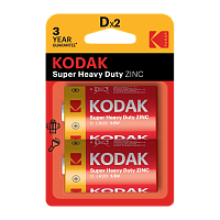 Батарейка Kodak Extra R20 D BL2 Heavy Duty 1.5V (2/24/120/144/5040)