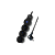 Удлинитель Космос 3р.С/З 10A 5.0м с выкл. ПВС 3х0.75мм IP20 черный (1/30)